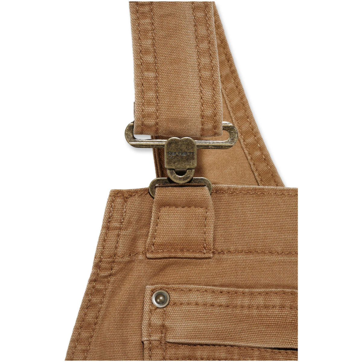 Rugged flex® loose fit canvas bib overall