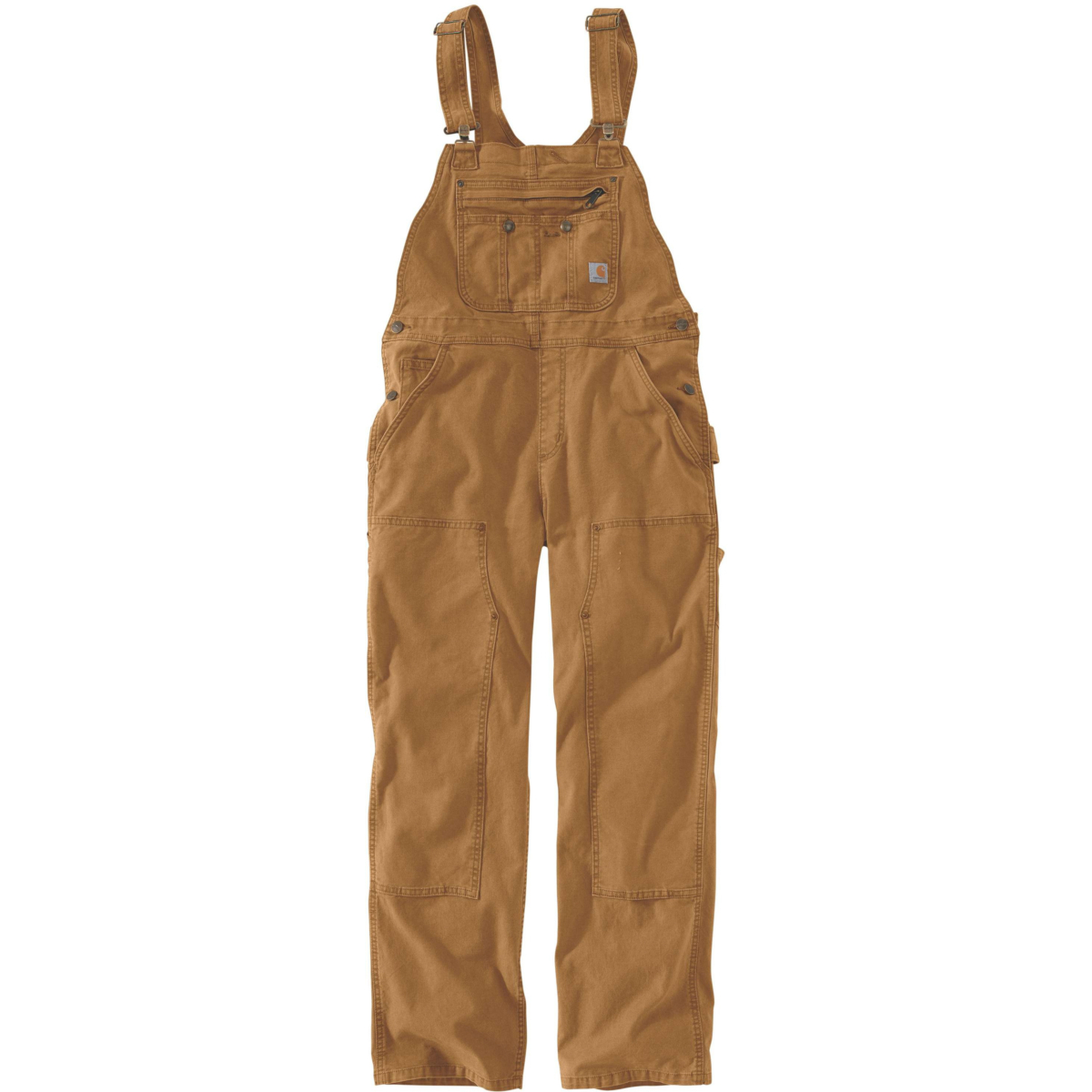 Rugged flex® loose fit canvas bib overall