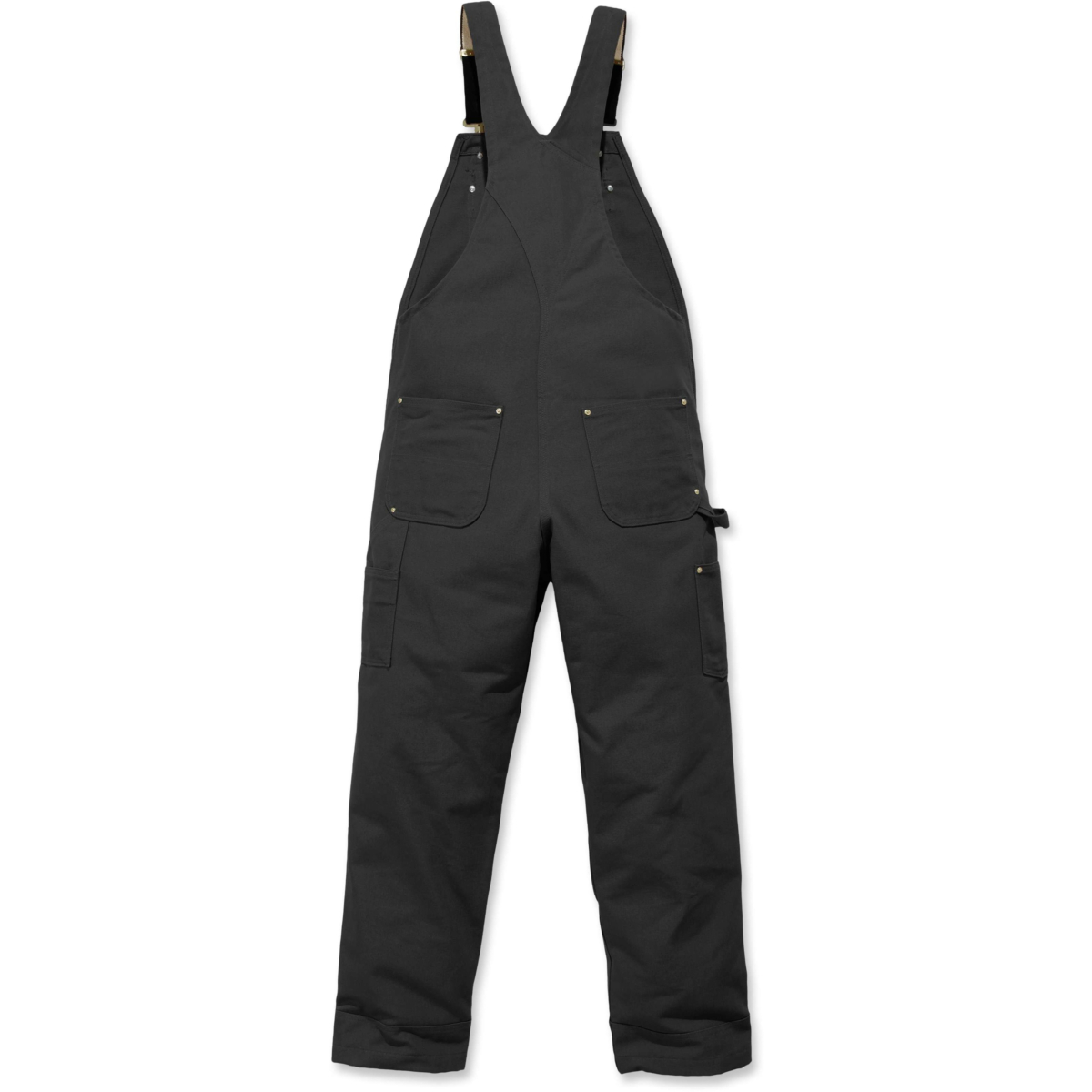 Relaxed fit duck bib overall