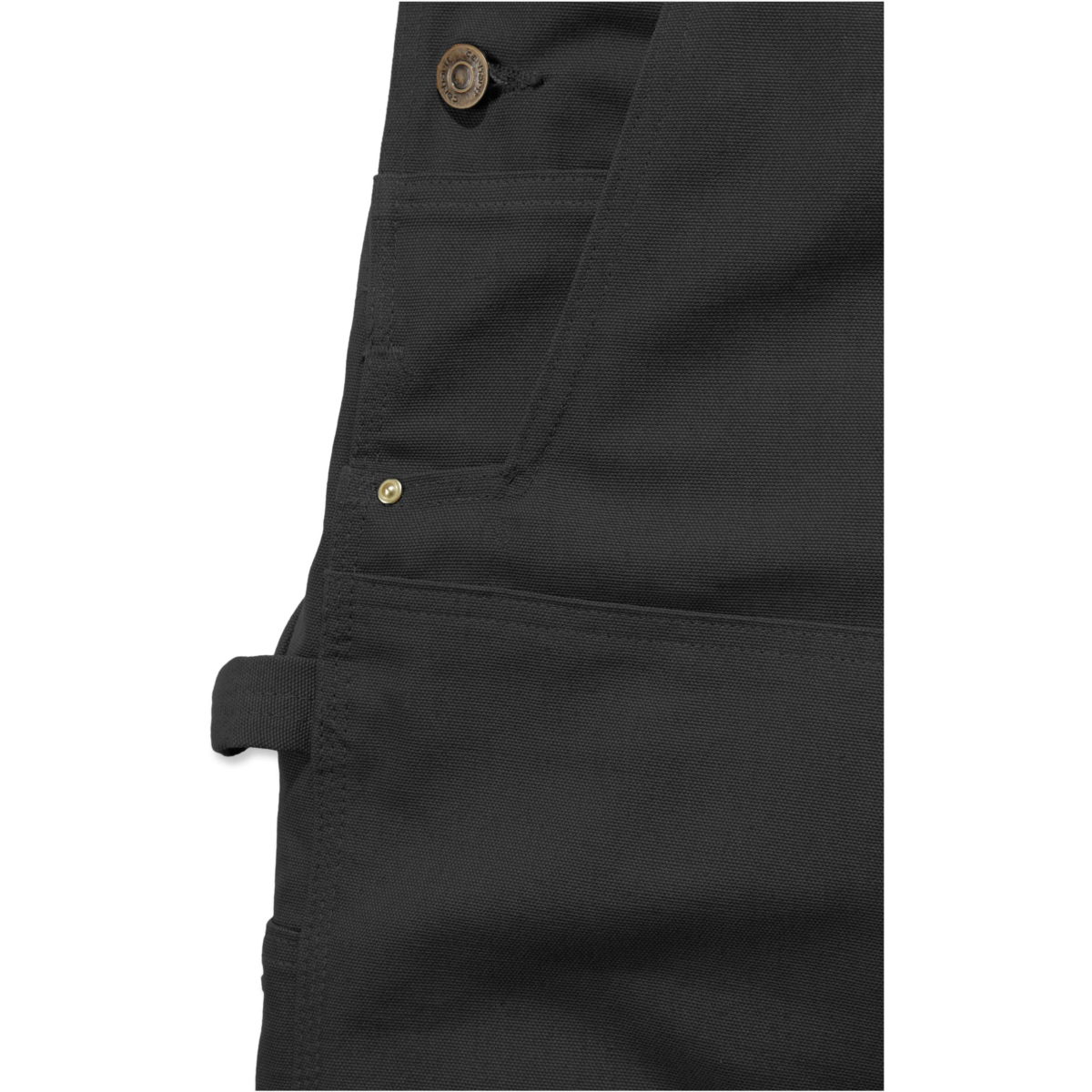 Relaxed fit duck bib overall