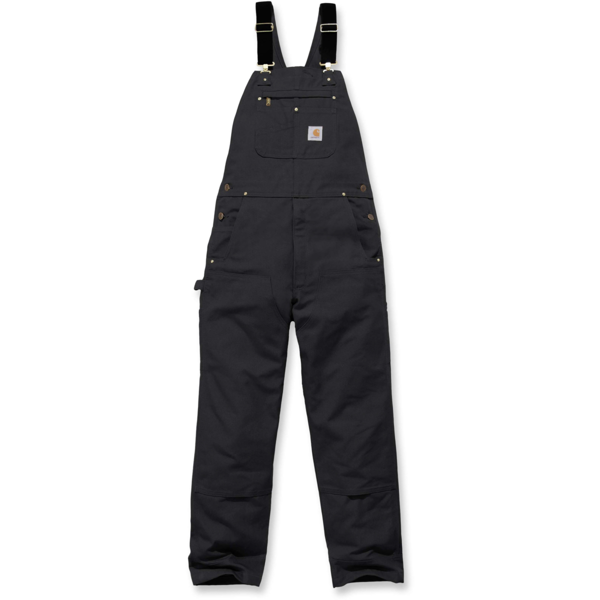 Relaxed fit duck bib overall