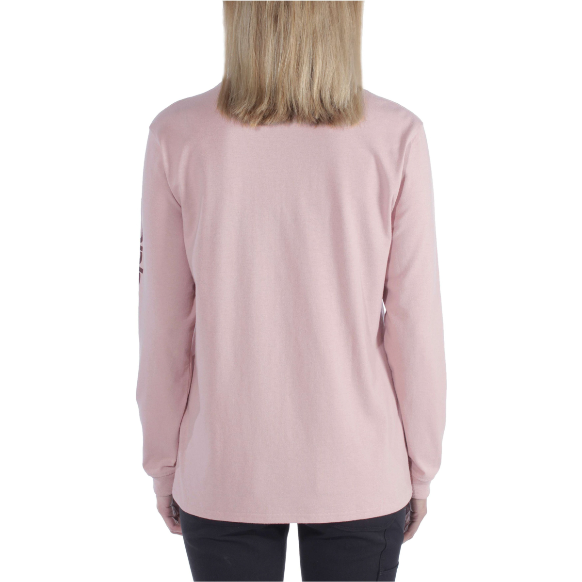 Loose fit heavyweight long-sleeve logo sleeve graphic t-shirt