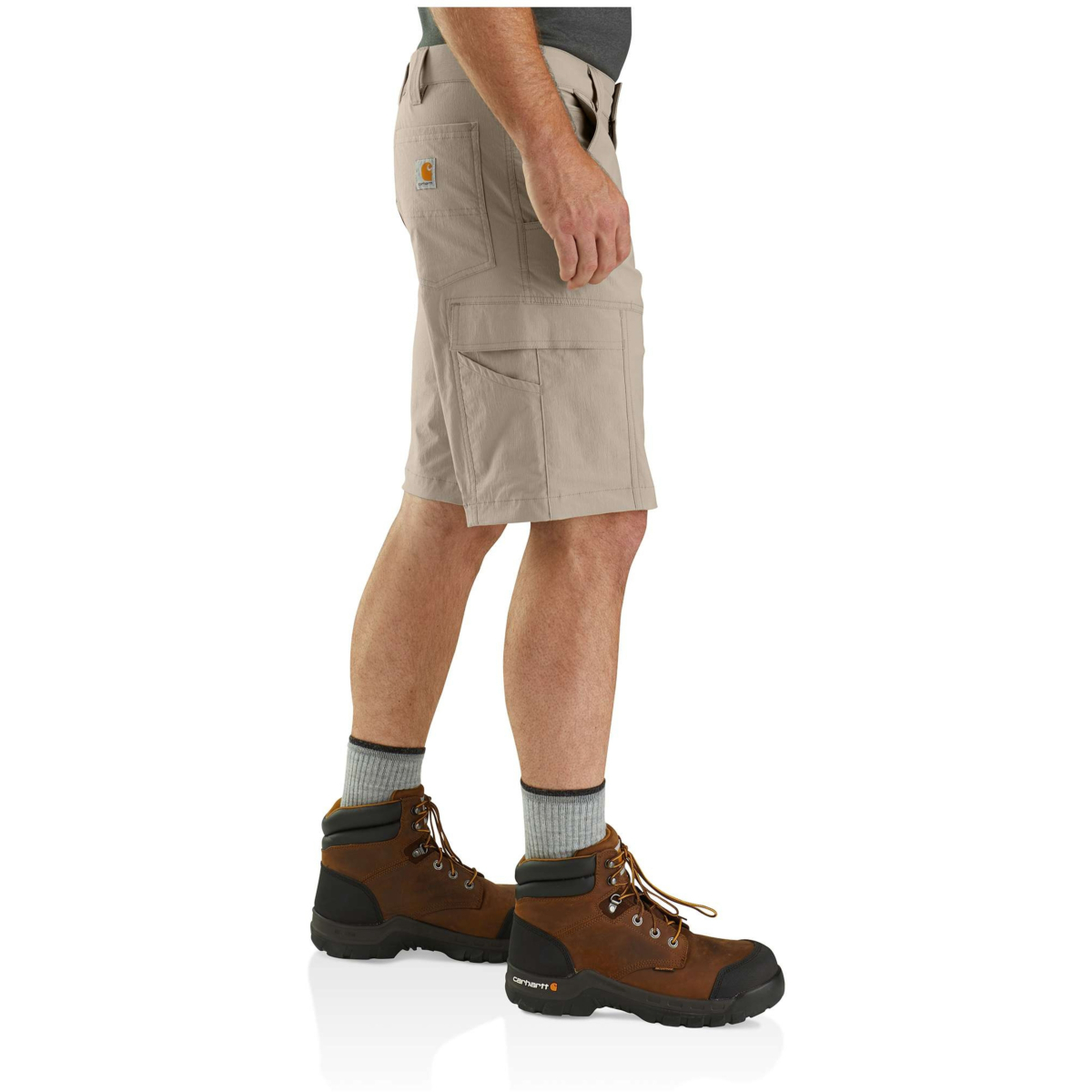 Force relaxed fit lightweight ripstop cargo work short