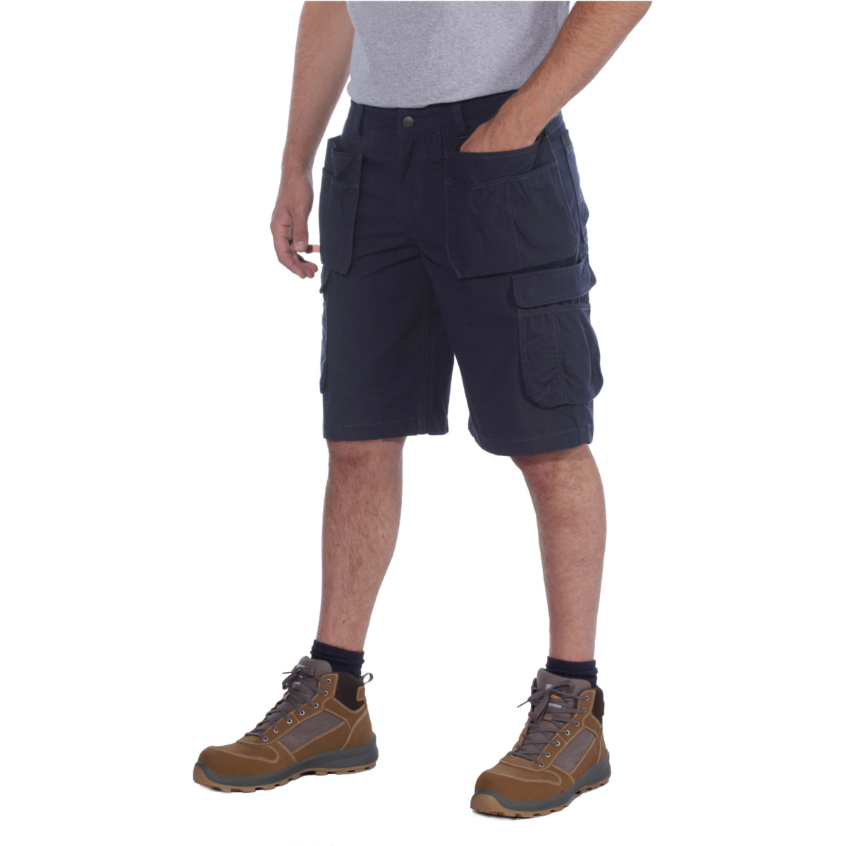 Rugged flex® relaxed fit ripstop cargo multi pkt work short