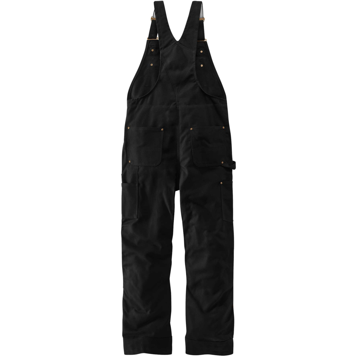 Loose fit firm duck insulated bib overall