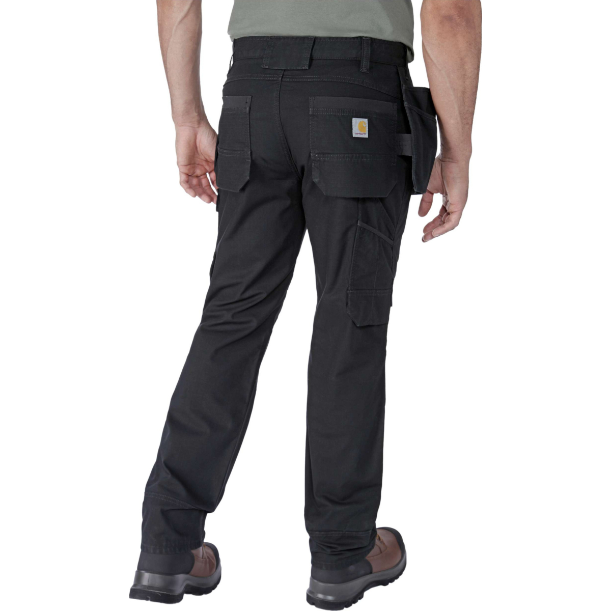 Relaxed Straight Steel Rugged Flex™ Ripstop Double-Front Cargo Trousers