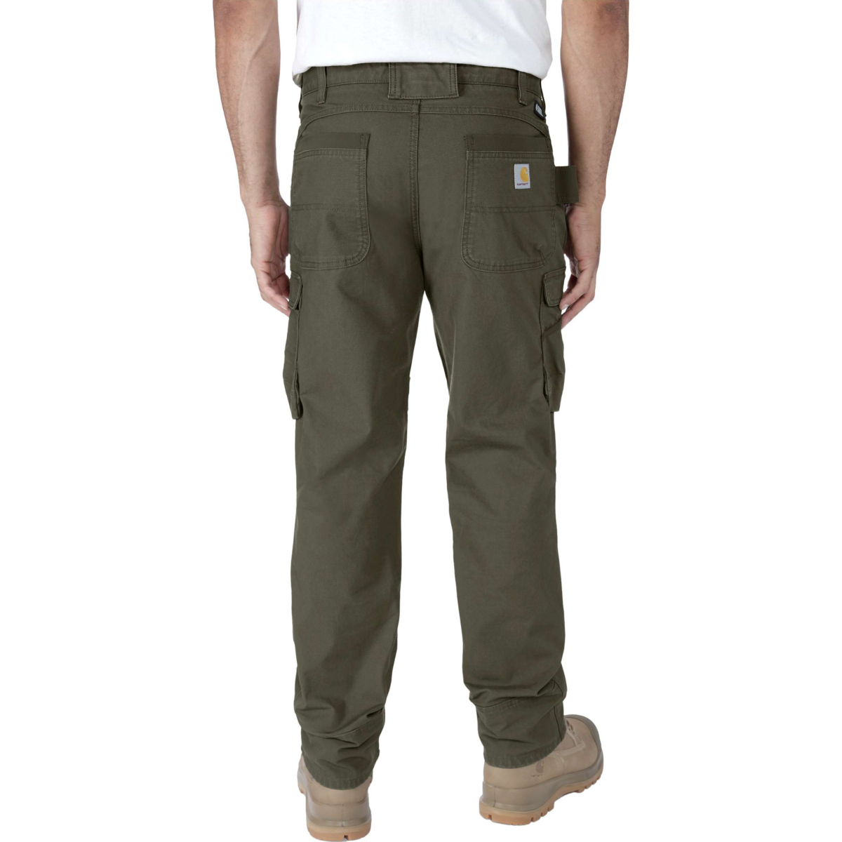 Relaxed Straight Steel Rugged Flex™ Ripstop Double-Front Cargo Trousers