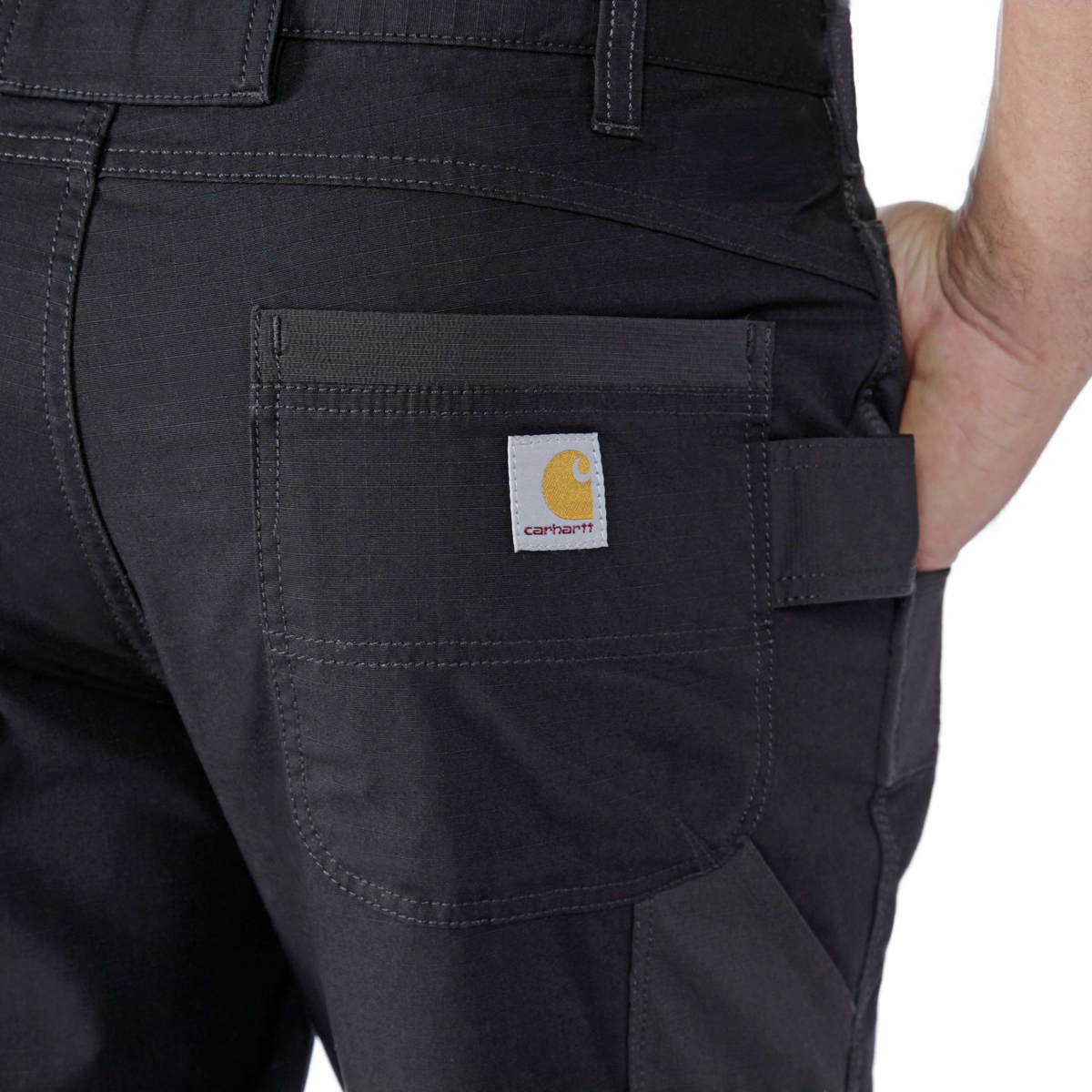 Relaxed Straight Steel Rugged Flex™ Ripstop Double-Front Cargo Trousers