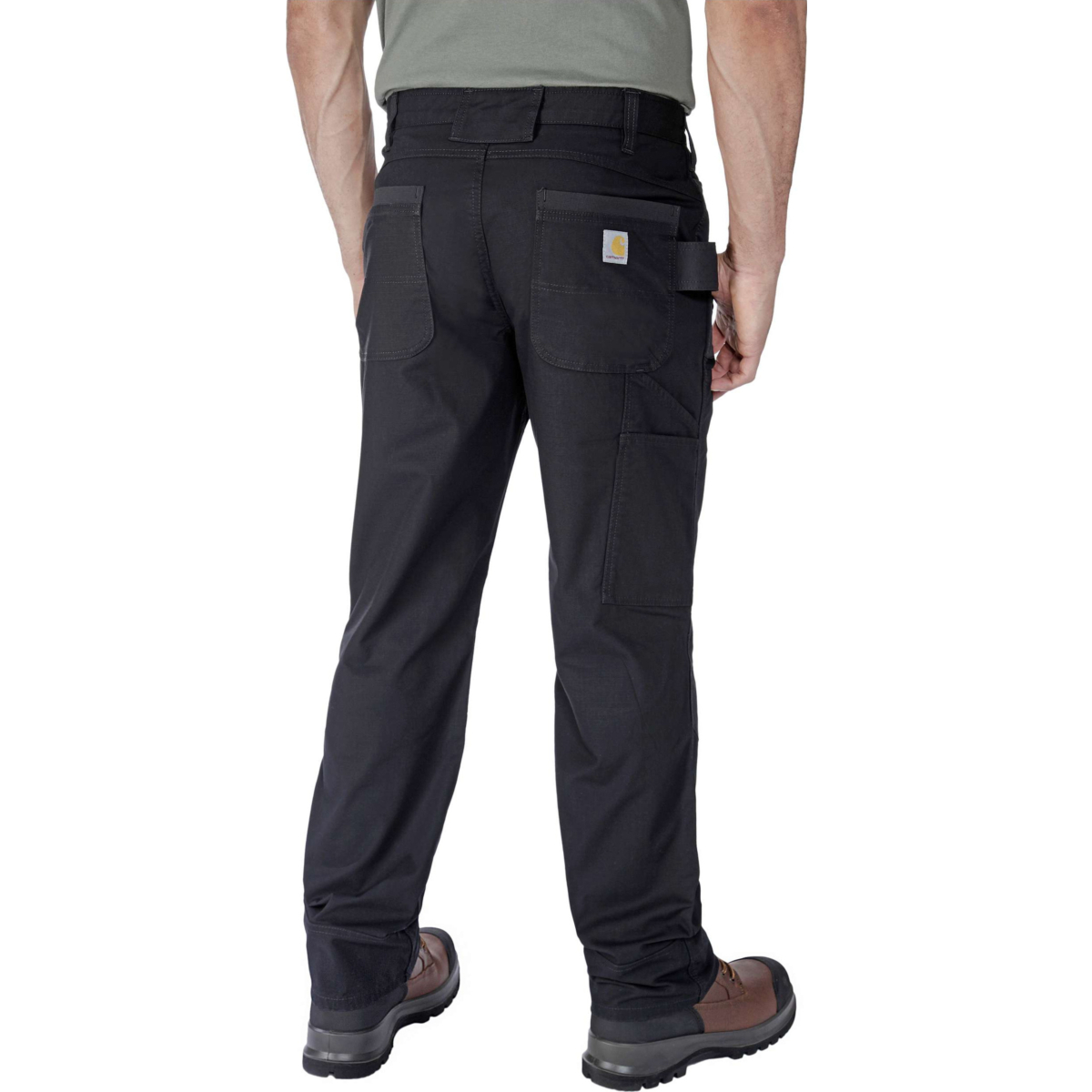 Relaxed Straight Steel Rugged Flex™ Ripstop Double-Front Trousers