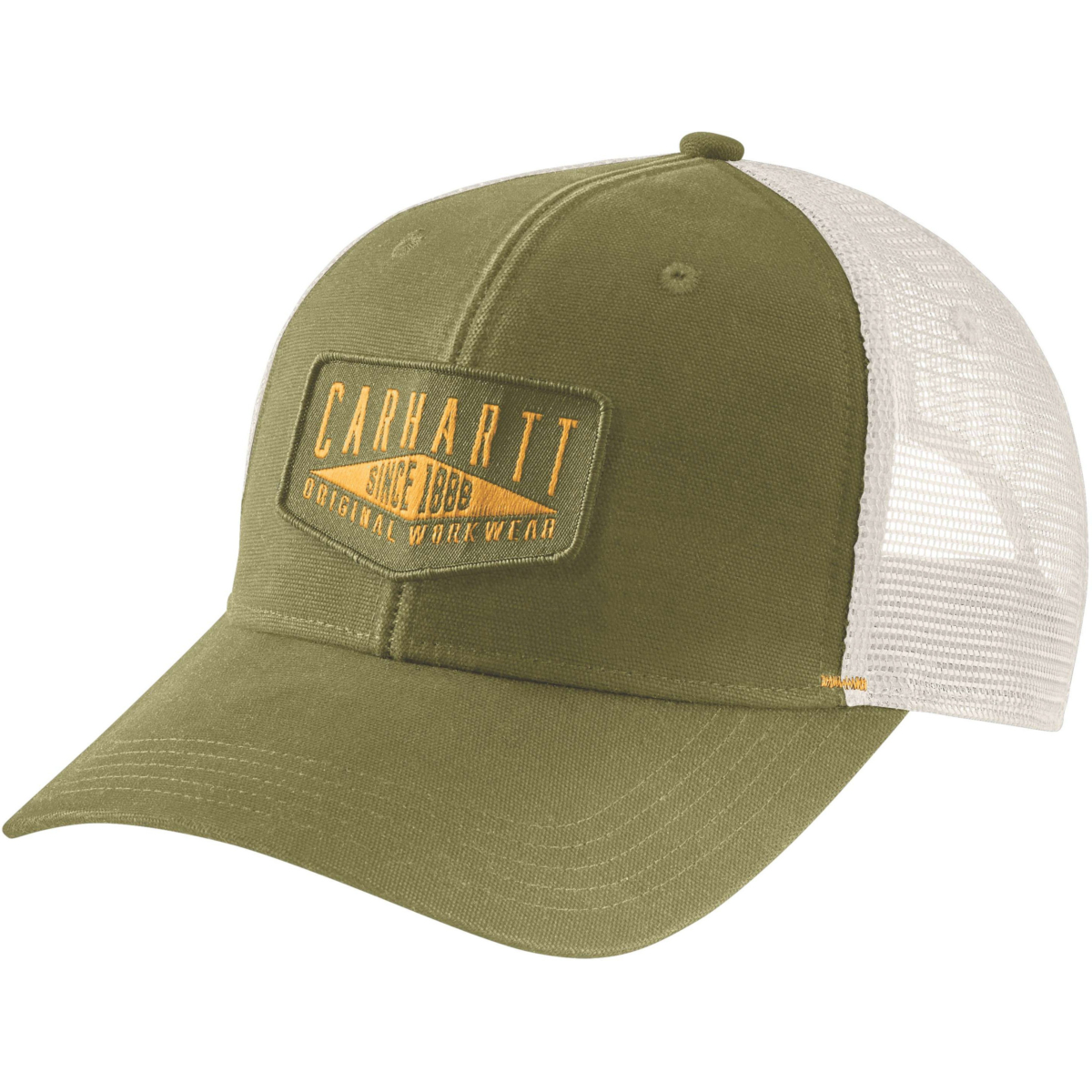 Canvas workwear patch cap