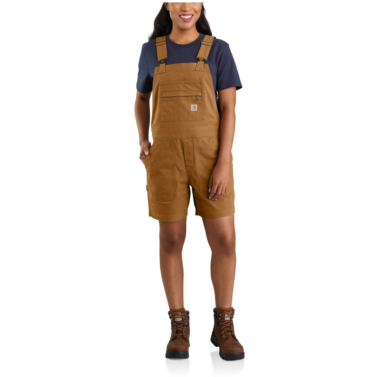 Rugged flex relaxed fit canvas shortall
