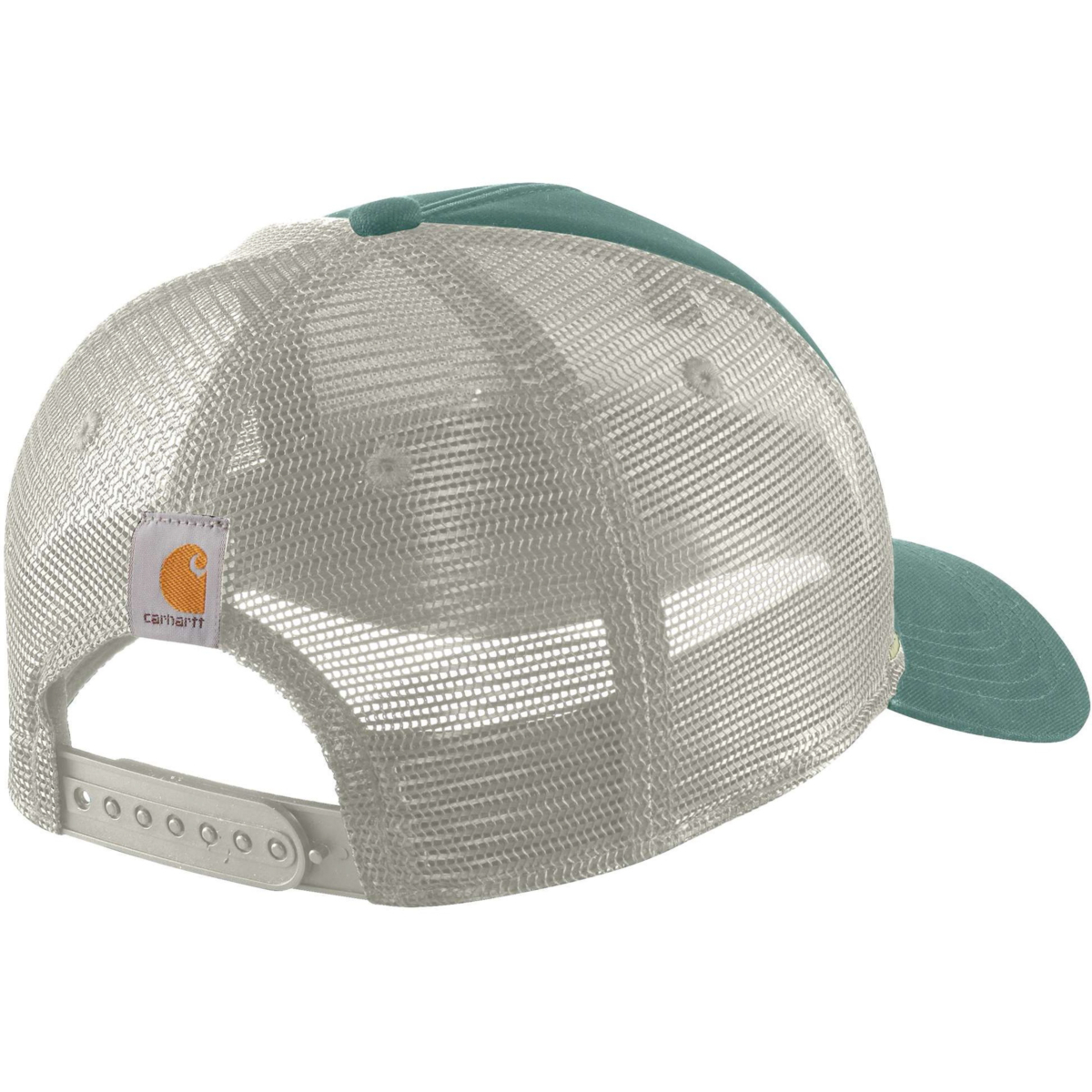 Canvas mesh-back crafted patch cap
