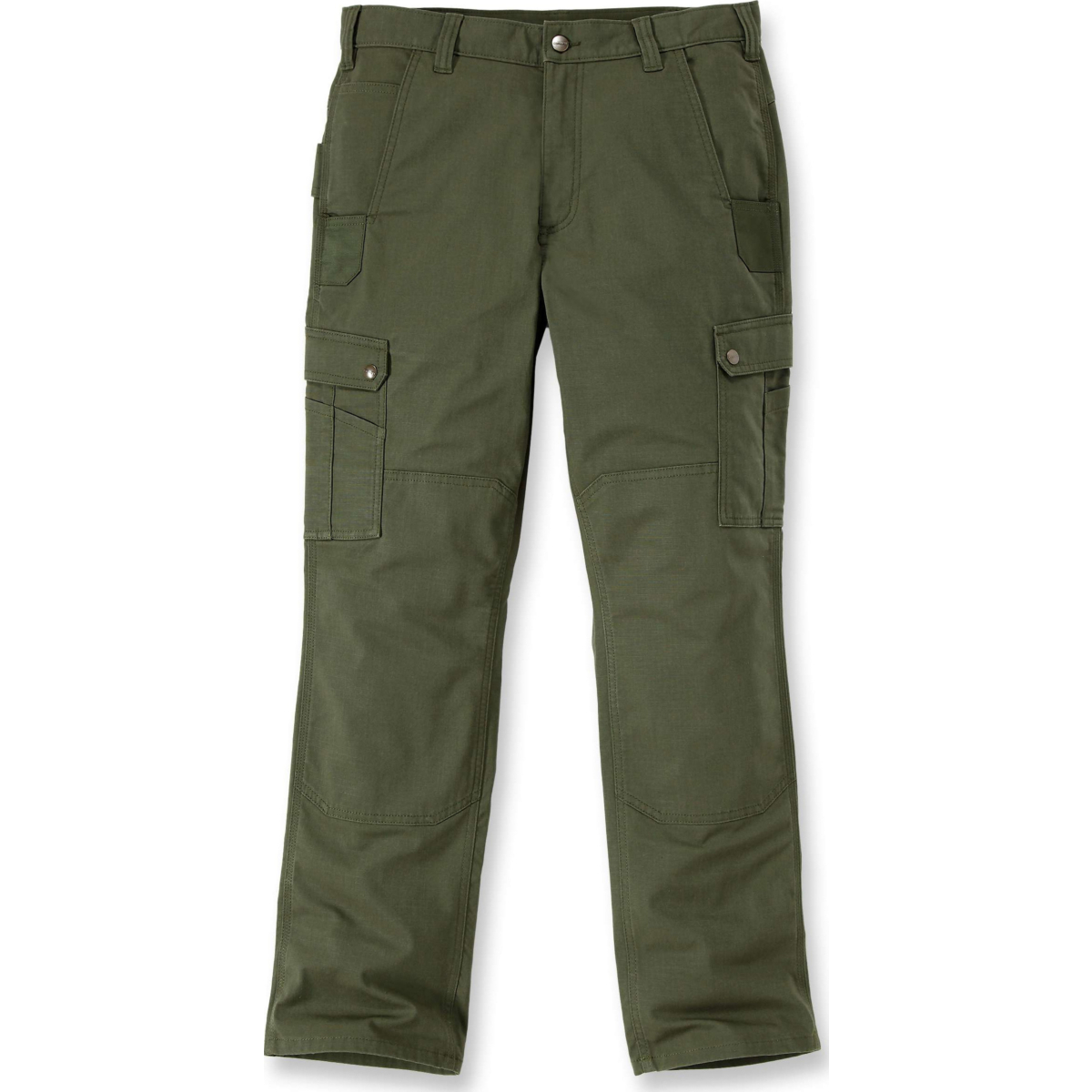 Relaxed Straight Ripstop Double Front Cargo Trousers