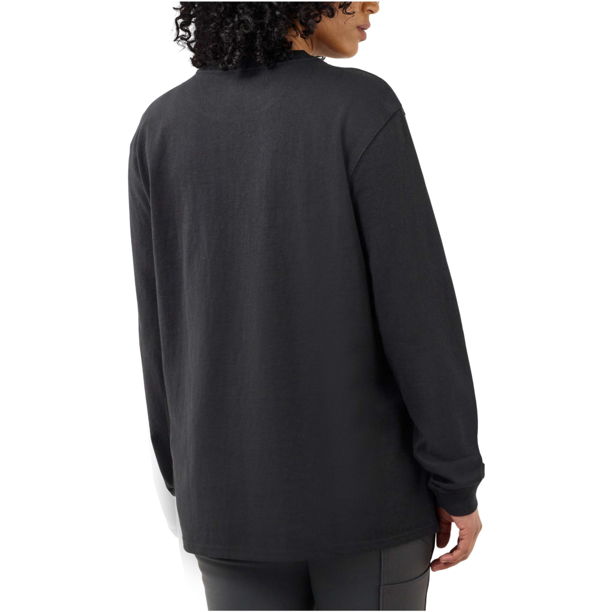 Loose fit heavyweight long-sleeve shamrock graphic t-shirt