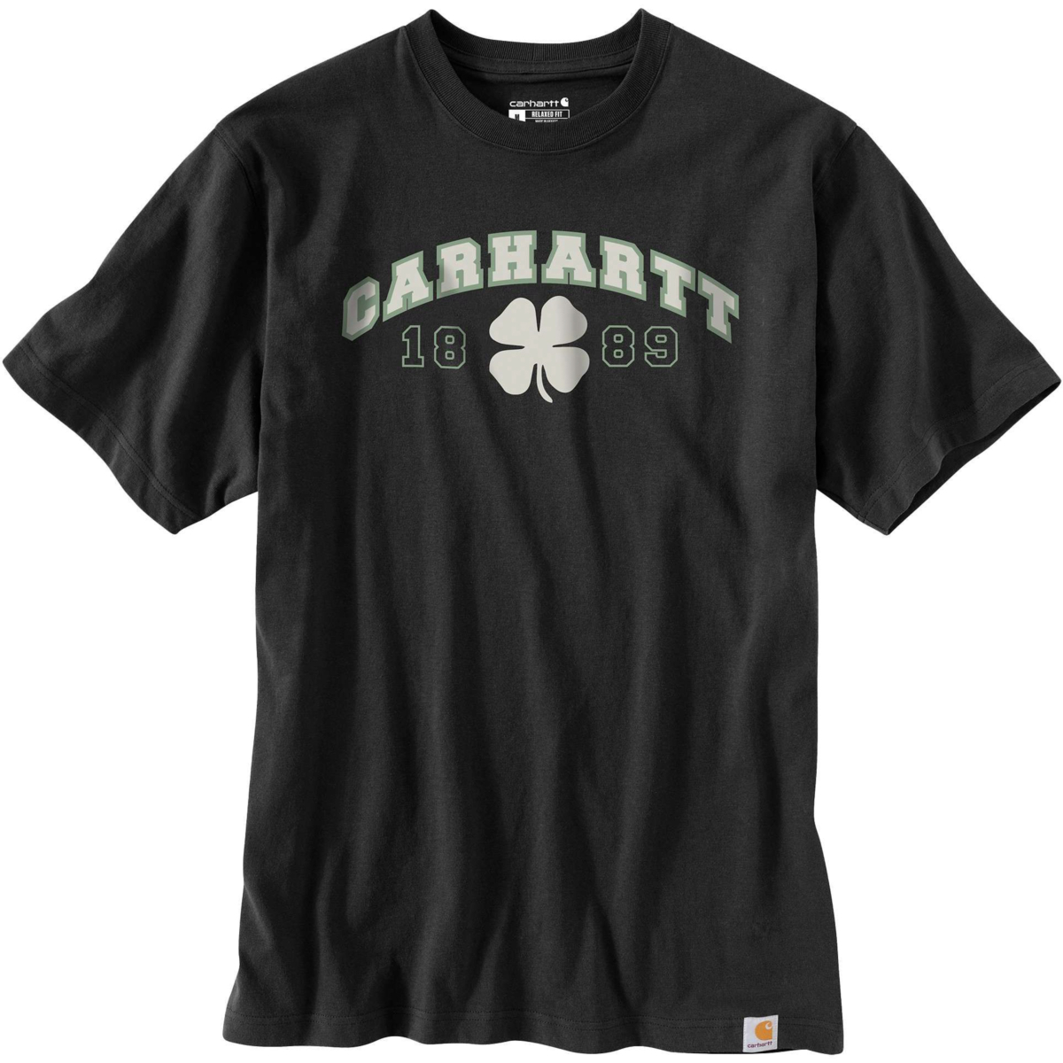 Relaxed fit heavyweight short-sleeve shamrock t-shirt