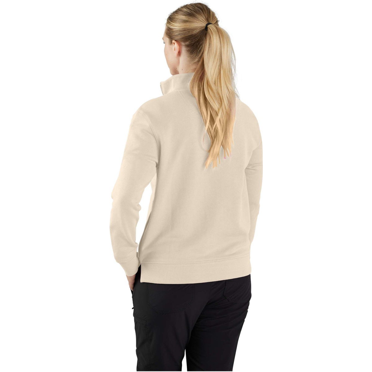 Relaxed Fit Midweight Half-Zip Sweatshirt