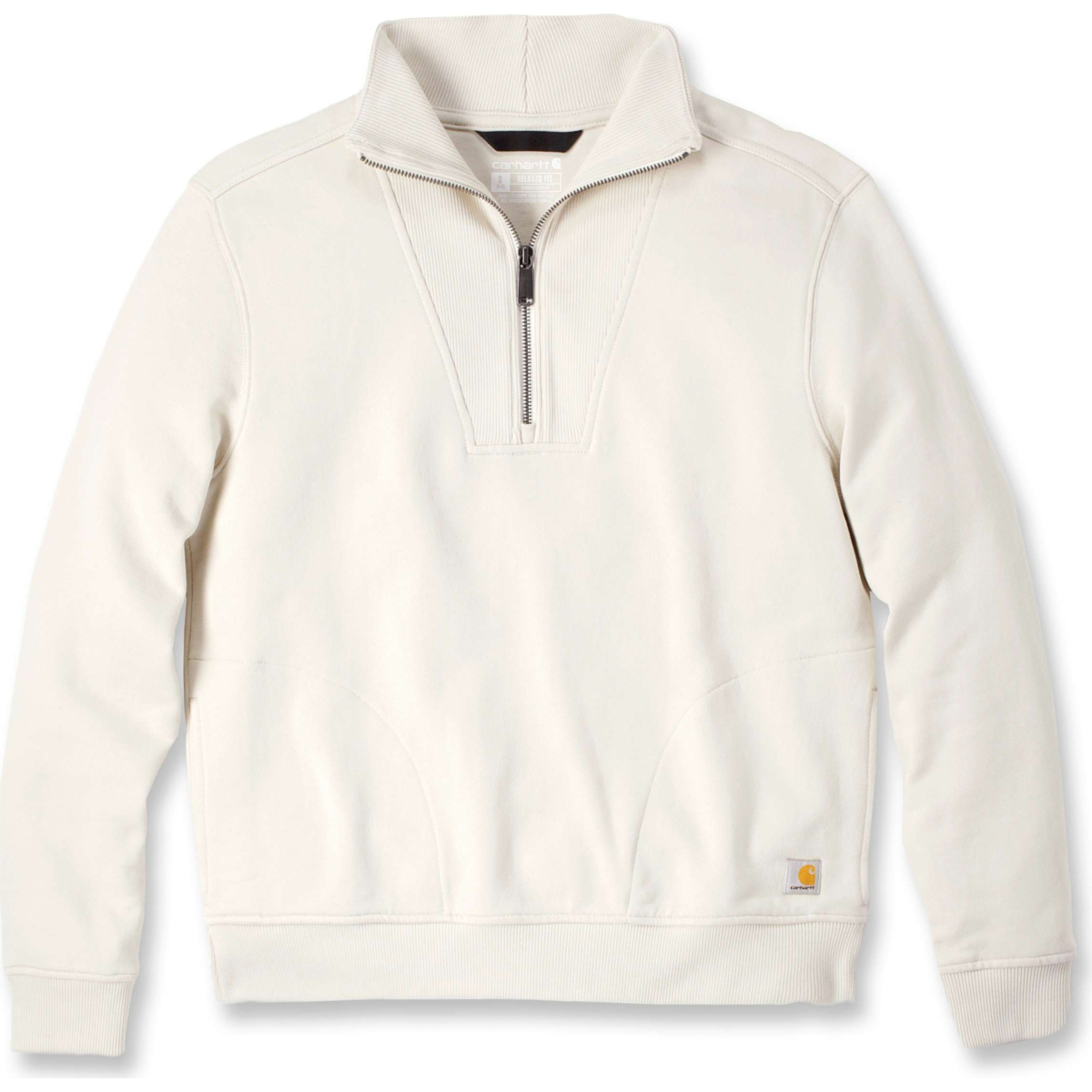 Relaxed Fit Midweight Half-Zip Sweatshirt