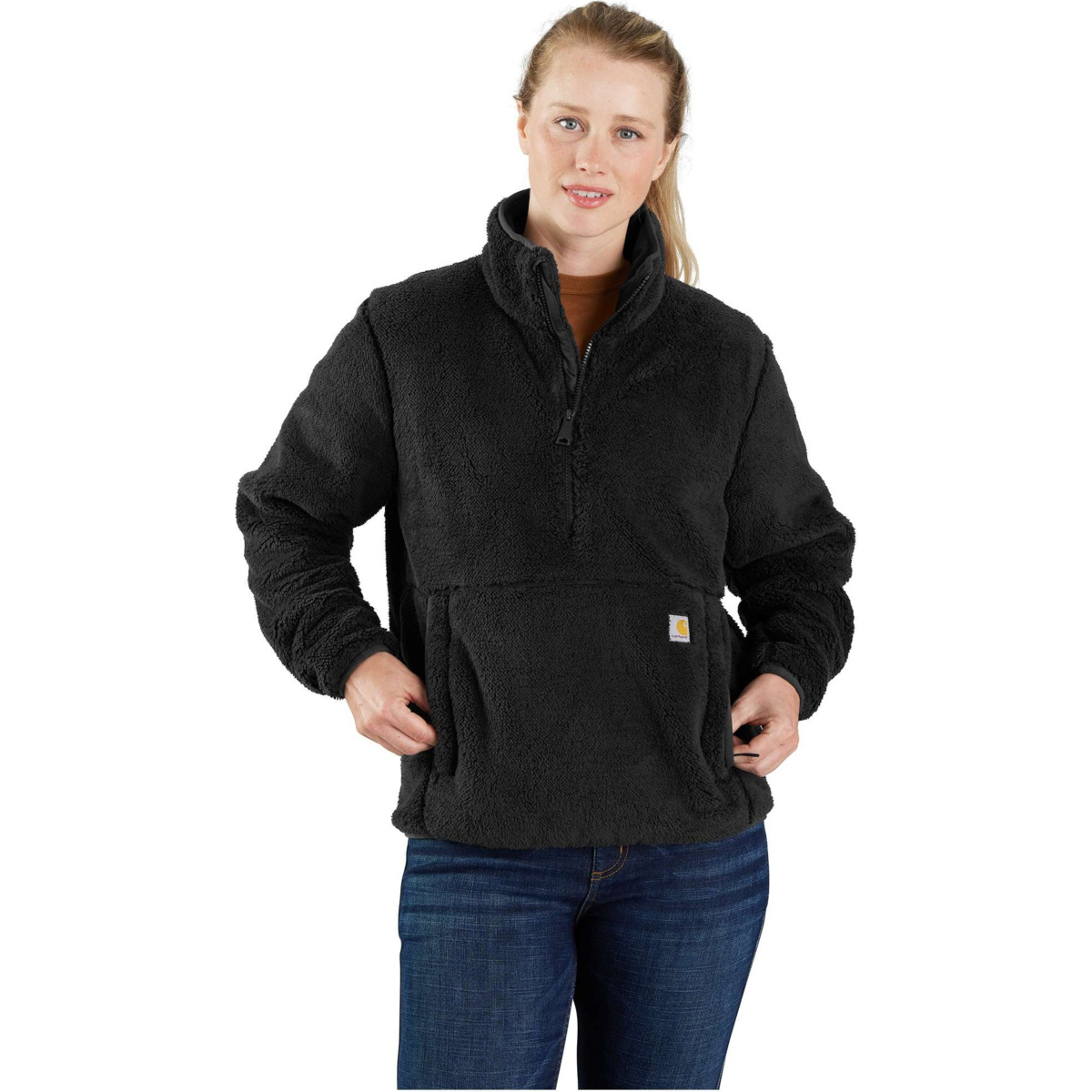 Loose Fit Fleece Pullover
