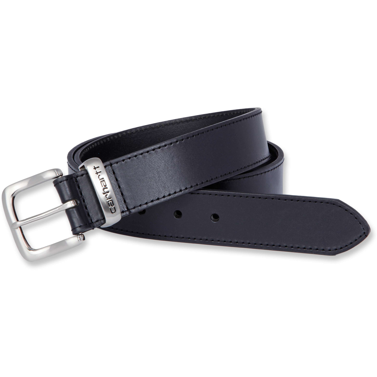 Burnished leather box buckle belt