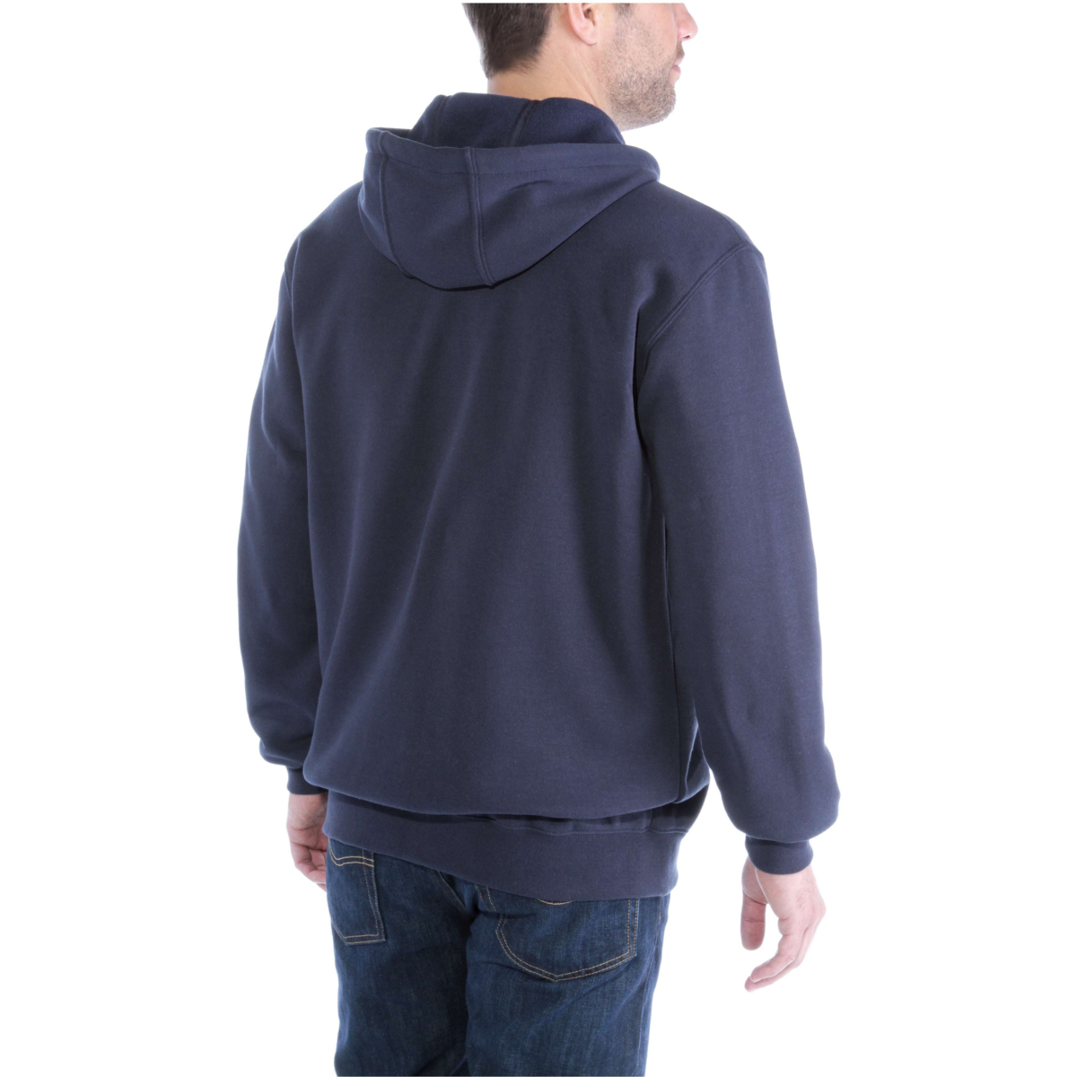 Loose fit midweight full-zip sweatshirt