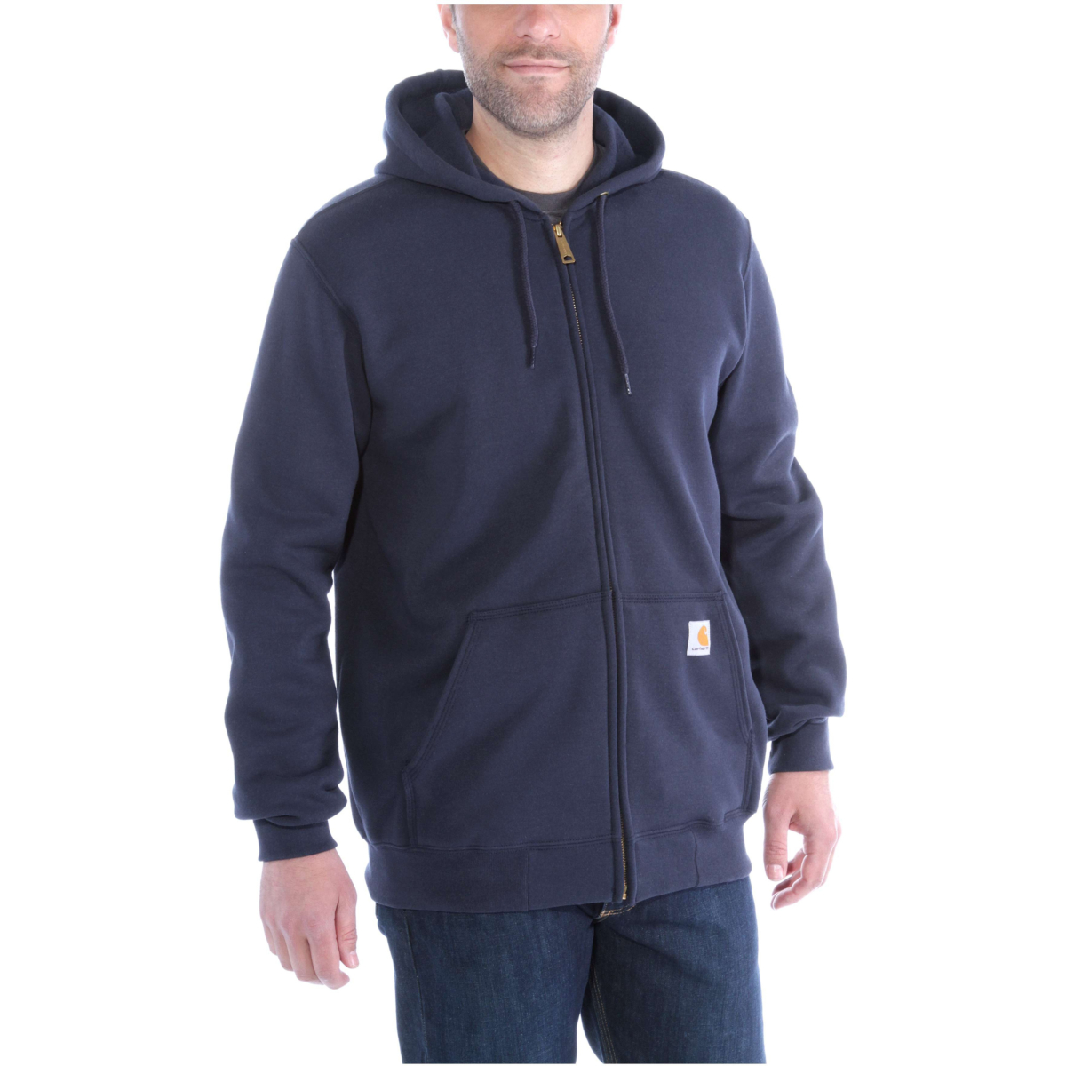 Loose fit midweight full-zip sweatshirt