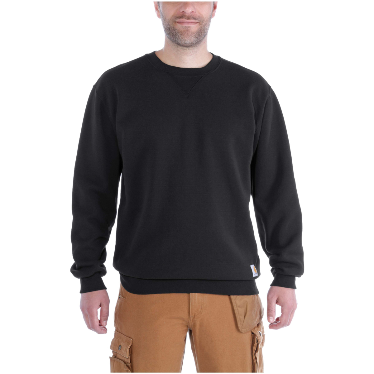 Loose fit midweight crewneck sweatshirt