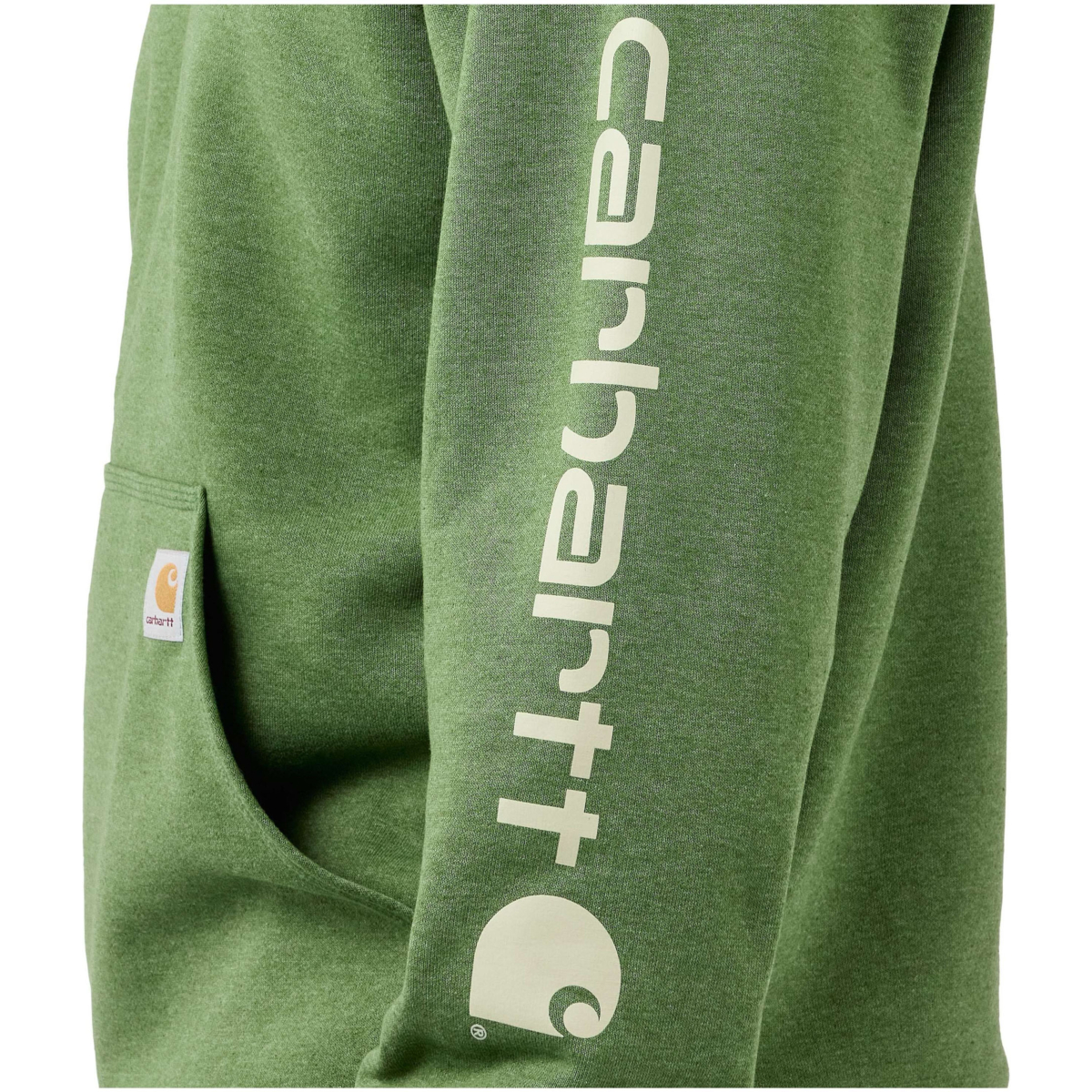 Loose fit midweight logo sleeve graphic sweatshirt