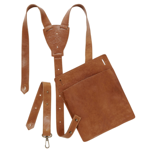 Set av läderaccessoarer