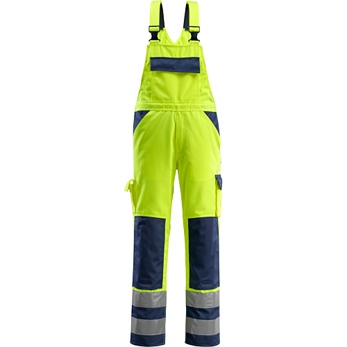 Hängselbyxor med knäfickor