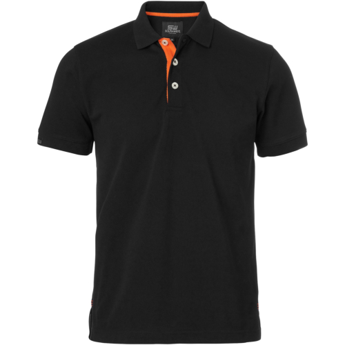 Weston Polo-Black/Orange-XS