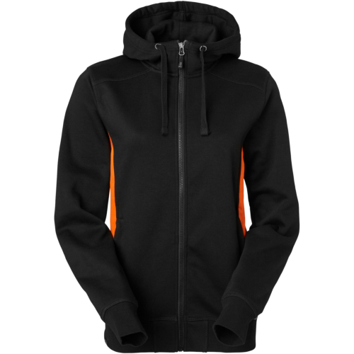 Ava Sweat w-Black/Orange-XS