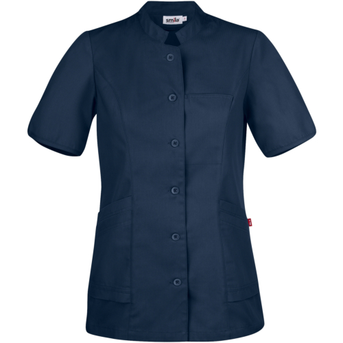 Aila Blouse w-Dark Navy-XXS