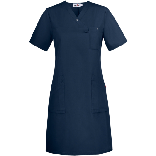 Adina Dress w-Dark Navy-XXS