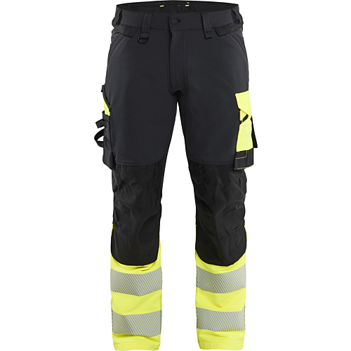1126 Hi-Vis Trousers 4-Way Stretch-Yellow/Black-C44
