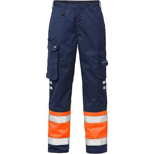 High vis trousers class 1 213 PLU-Orange/Navy-C44