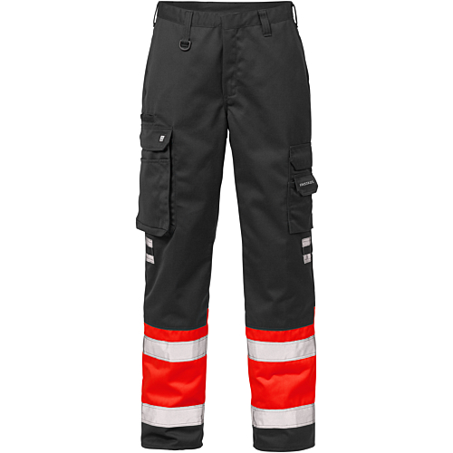 High vis trousers class 1 213 PLU-Red/Black-C44