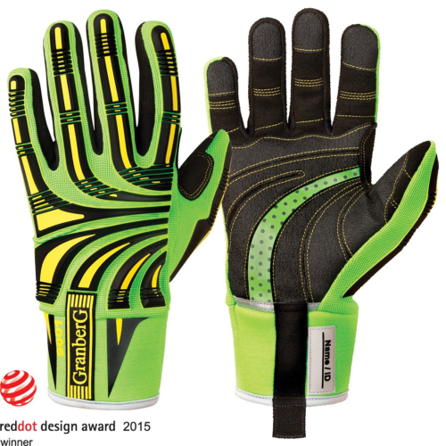 Hi-Viz™ skyddshandskar med skärskydd 5, 6 par