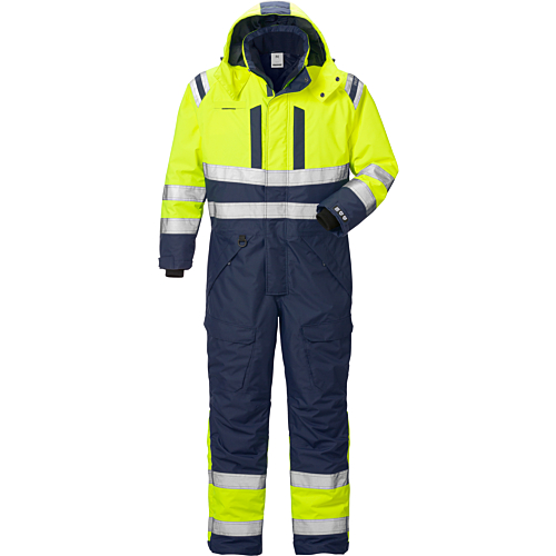 High vis Airtech® winter coverall class 3 8015 GTT-Navy/Yellow-S