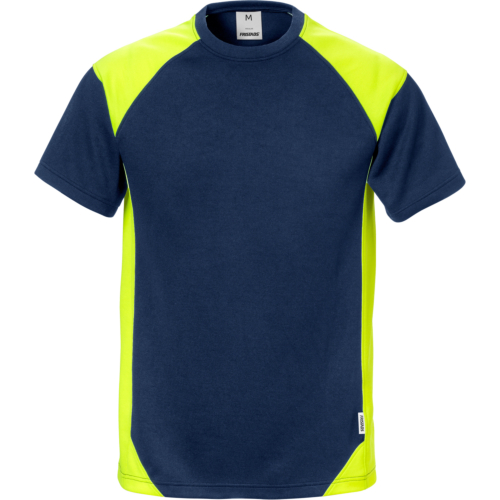 T-shirt 7046 THV-Navy/Yellow-XS