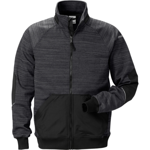 Sweat jacket 7052 SMP-Grey/Black-XXS