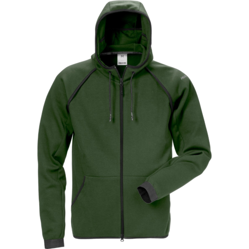 Sweatshirt-jacka med huva 7462 DF