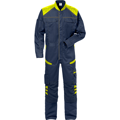 Coverall 8555 STFP-Navy/Yellow-4XL