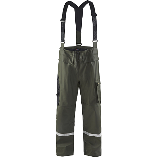 Rain trousers High Vis LEVEL 2-Army Green-XS