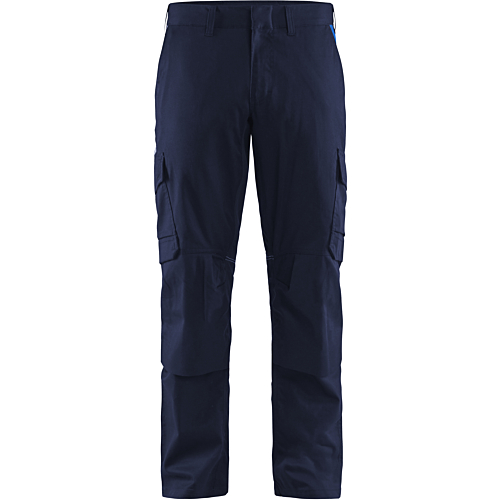 Industry trousers stretch with knee pad pockets-Blue-C44
