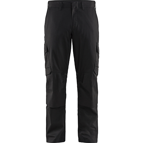1448 Industry trousers stretch with knee pad pockets-Grey/Black-C44