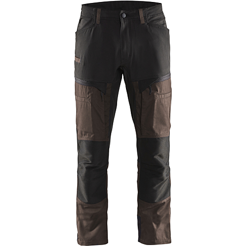 Service trousers with stretch-Green/Black-C44