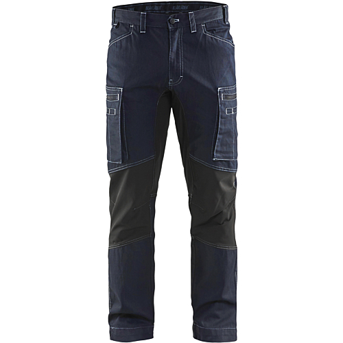 Service trousers with stretch-Navy-C44