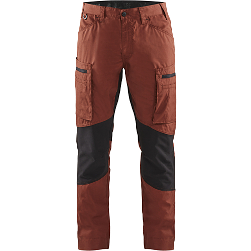Service Trousers with Stretch-Wine Red-C44