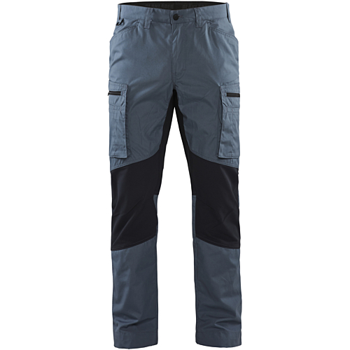 Service Trousers with Stretch-Blue-C44