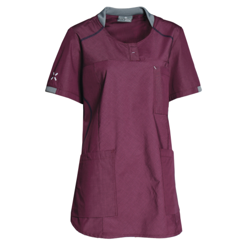 Ladies' Smock, Sporty-Wine Red-S